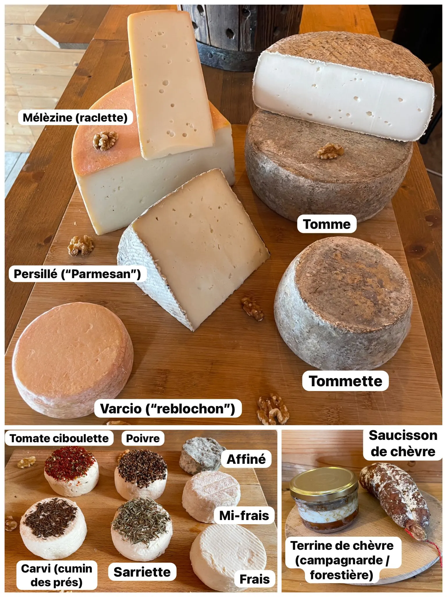 Nos spécialités fromagères